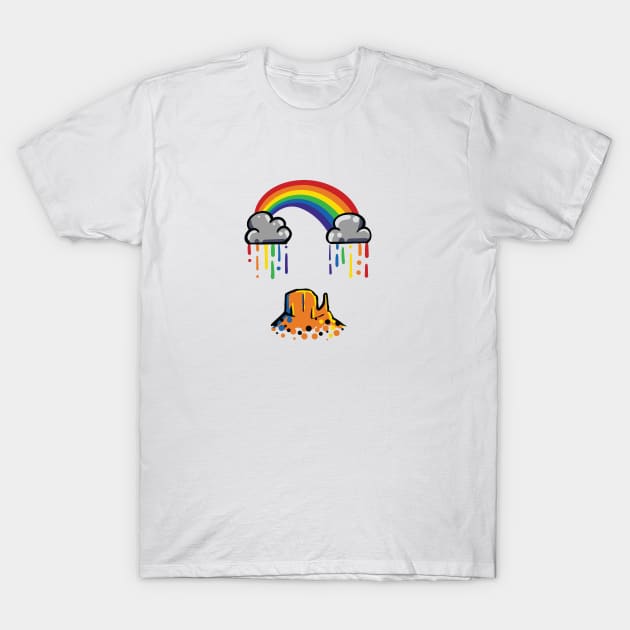 Monument Valley Rainbow Pride T-Shirt by bricesondennis